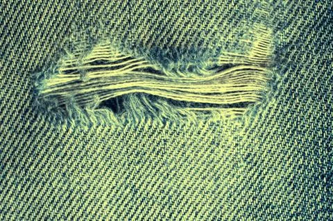 Denim texture with the effect of aging Stock Photos