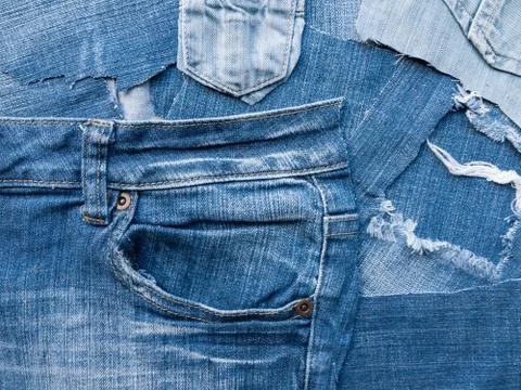 Denim Texture Foto stock