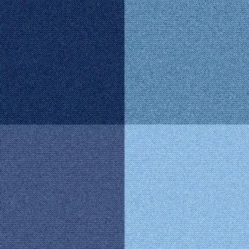 Denim texture. Seamless blue checkered pattern, cotton tissue print template Stock Illustration