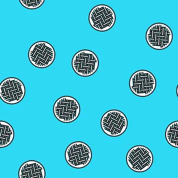 Denim weave fabric material vector seamless pattern Stock Illustration