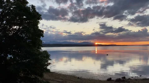 Denman Sunset July 14-2020 Stock Footage 165581220