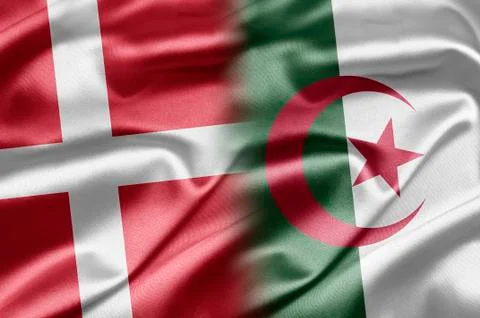 Denmark and algeria Stock Illustration