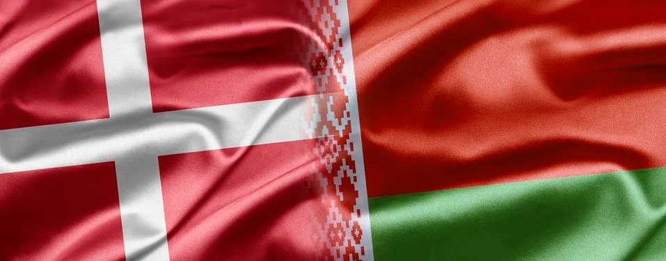 Denmark and belarus Stock Illustration