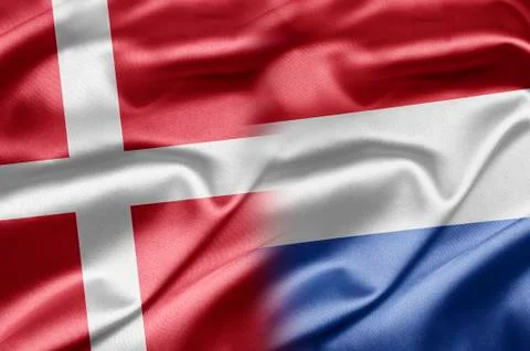 Denmark and netherlands Stock Illustration