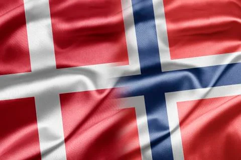 Denmark and norway Stock Illustration