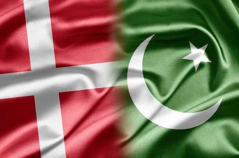 Denmark and pakistan Stock Illustration