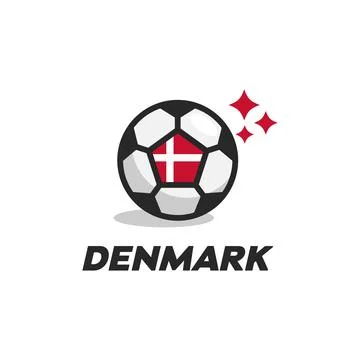 Denmark Ball Flag Stock Illustration