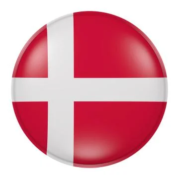 Denmark button Stock Illustration