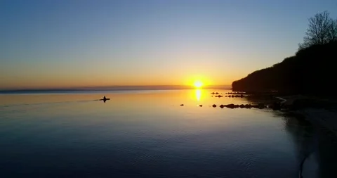 Denmark canoeing Stock Footage 149266681