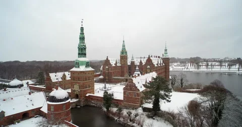Denmark Castle in Frederiksborg, Denmark 動画素材 62994877