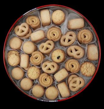 Denmark Cookies 스톡 사진