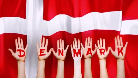 Denmark  Country Flag Stock Footage 161747037