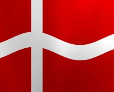 Denmark Danish Flag Loop Stock Footage 324750