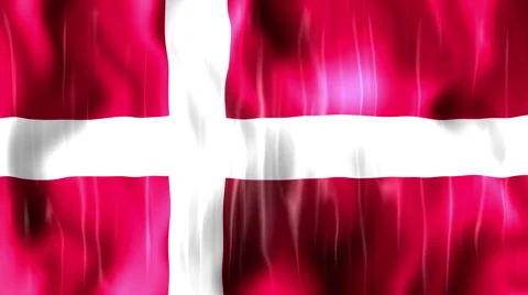 Denmark Flag Animated Background Stock Footage 62923948