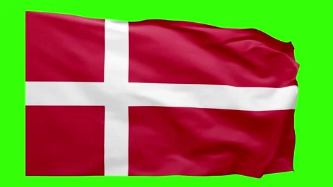 Denmark Flag Animation – Seamless Loop (4K UHD) Stock Footage 317761286