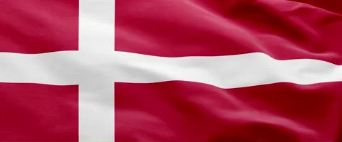 Denmark Flag Animation – Seamless Loop (4K UHD) Stock Footage 317761301