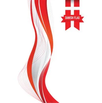 Denmark flag background Stock Illustration