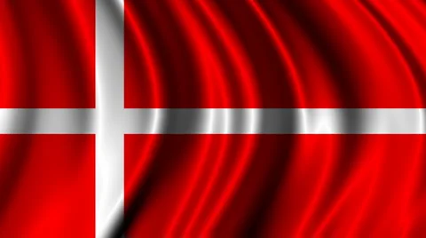 Denmark Flag Stock Footage 2674314