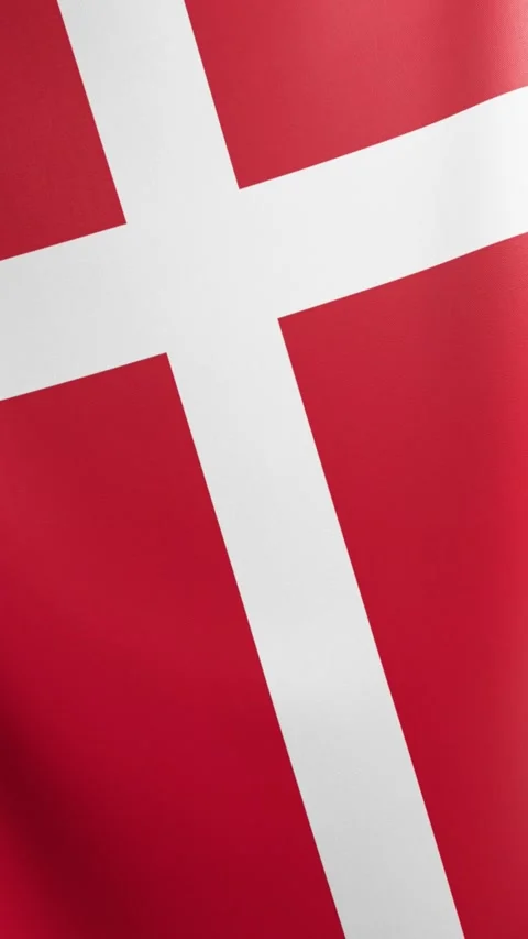 Denmark flag Video stock 302741495