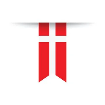 Denmark flag Stock-Illustration