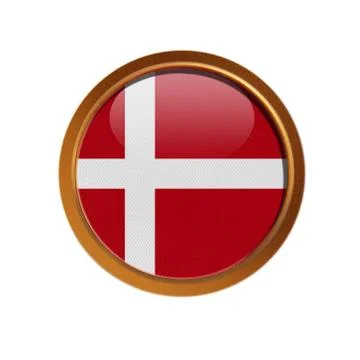 Denmark flag Stock Illustration