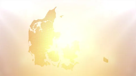 Denmark Map Opener Stock Footage 247888691