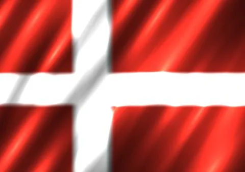 Denmark national flag background Stock Illustration