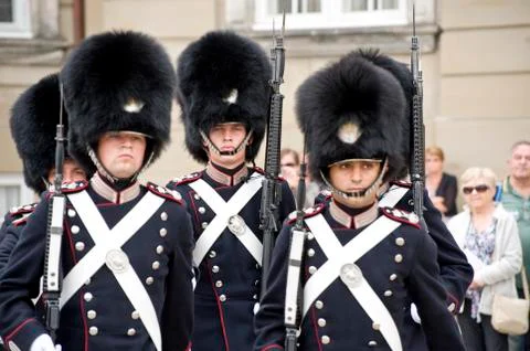 Denmark royal guard Stock Photos