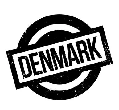 Denmark rubber stamp Stock Illustration