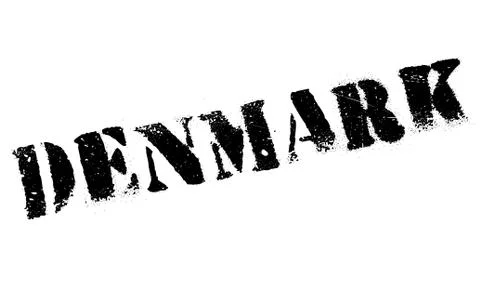 Denmark stamp rubber grunge Stock Illustration