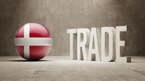 Denmark. Trade Concept. Stock Illustration