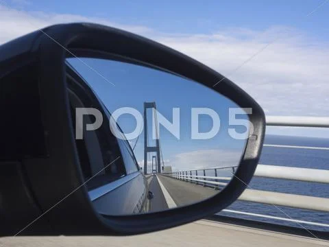 Denmark, View Of Great Belt Bridge