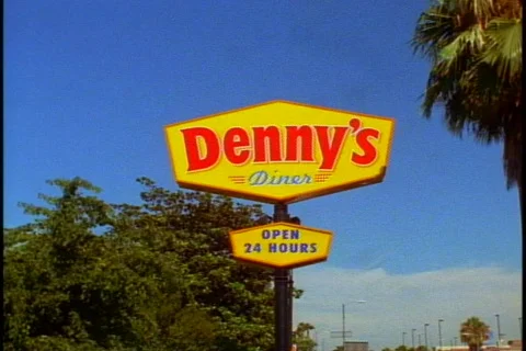 Denny's sign Stock-Footage 869382