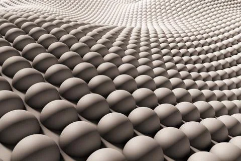 Dense balls, Small ball array Stock Illustration