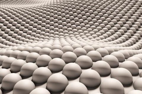 Dense balls, Small ball array Stock Illustration