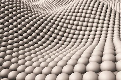 Dense balls, Small ball array Stock Illustration