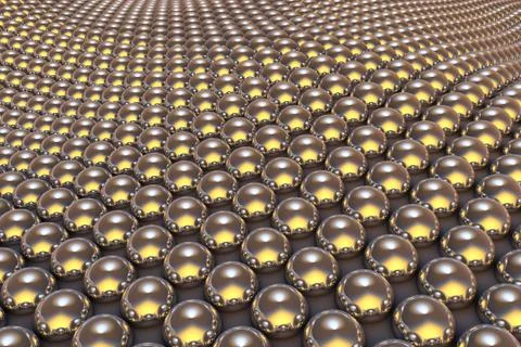 Dense balls, Small ball array Stock Illustration