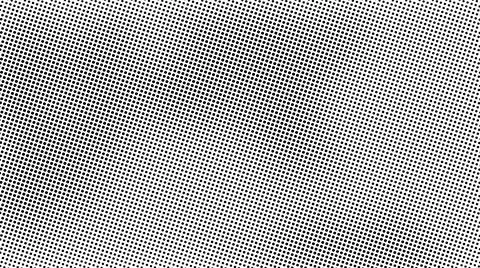 Dense black halftone dot field with a gently undulating organic pattern Illustrazione stock