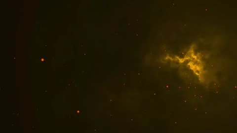 Dense Churning Dark Atmospheric Smoke Background with Scattered Glowing Pink Stock Footage 343539031