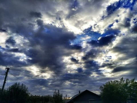 Dense clouds Stock Photos