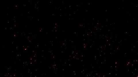 Dense Fire Ember. Ember Particles Stock Footage 250938309