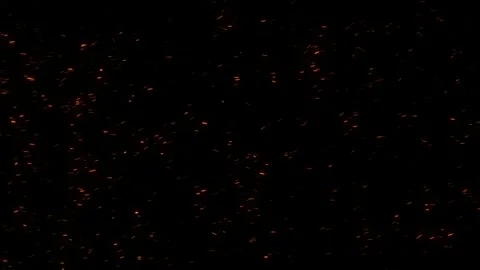 Dense Fire Ember. Ember Particles. Dense Particles Video stock 262654276