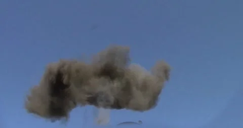 Dense Fireball and Smoke Explosion VFX Overlay 库存影片 334098259
