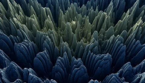Dense forest from aerial perspective. Stock Illustration