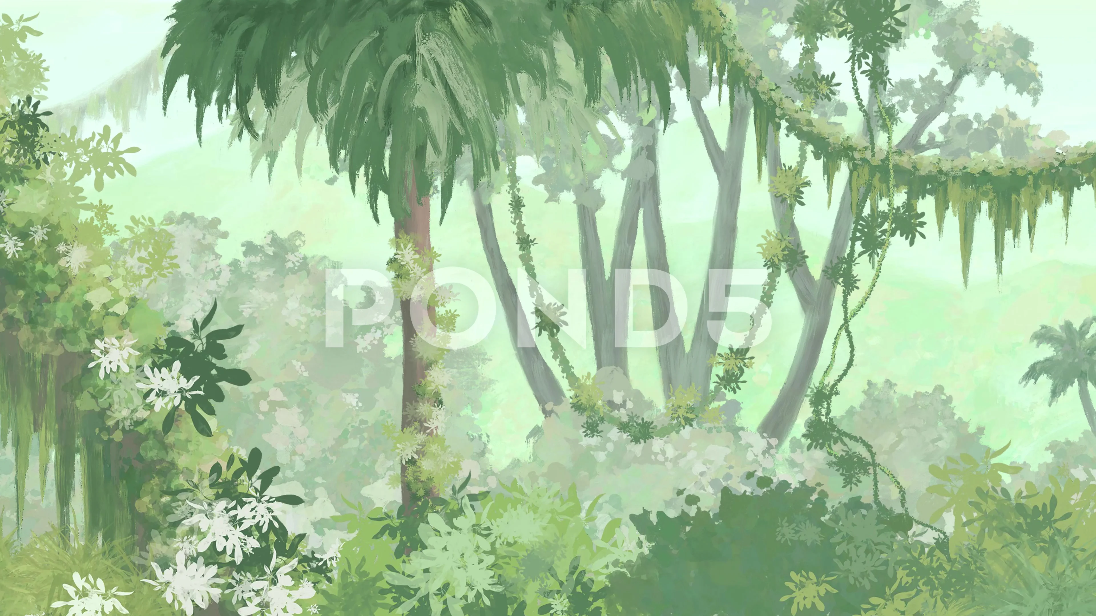 Dense Jungle Background Pack