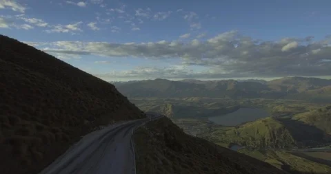 Dense forest on the mountain slope Vidéo 95135918