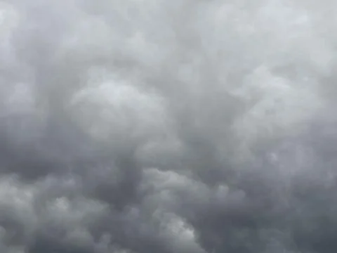 Dense Gray Storm Cloud Texture Background Stock Photos