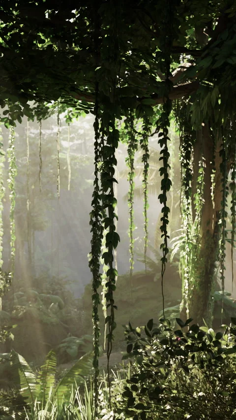 Dense Green Plant Forest Vídeos de archivo 291525978