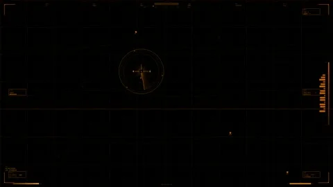Dense Grid Angled Panel HUD ? Sci-Fi Interface Animation 4K Stock Footage 330696926