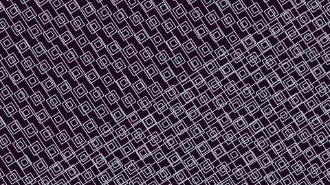 Dense grid of light pink square outlines on a dark purple background creates  Stock Illustration